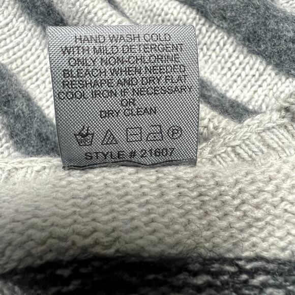 360Sweater‎ Shawl Wrap Sweater Lambs Wool Angora Cashmere Blend Knit Women's XS - Picture 8 of 12